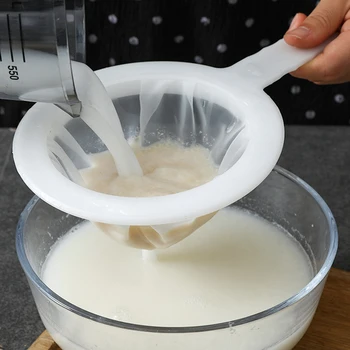 Køkken Dørslag Te Si Ultra-fine Mesh-Filter Slidsede Ske Skimmer Filter Sifter For Egnet Til Vin Og Yoghurt
