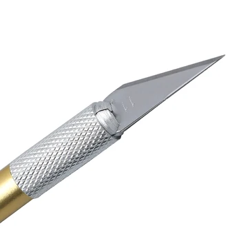 Metal Skalpel Knive #11, Non-slip Cutter Gravering Håndværk Knive Knive til Mobiltelefon, Bærbar PCB Reparation håndværktøj