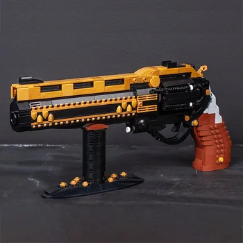 MOC Mursten Pistol-Toy Det Sidste Ord Eksotiske Hånd Kanon Tilbehør byggesten Våben Dele Model Mursten til Børn Drenge 142384