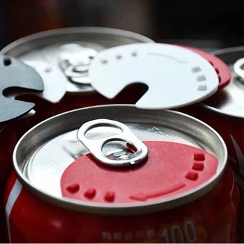 5pcs Kreative Kan Konvertere Sodavand Opsparere Toppe Snap På Kolde Drikke Lige Kan Hætter Kan Låget støvfri Sealer