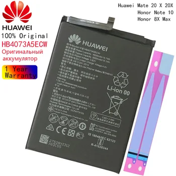 Oprindelige For Huawei hb4073a5ecw MATE 20X 20 X 5000mah batteri+Mærkat 142717