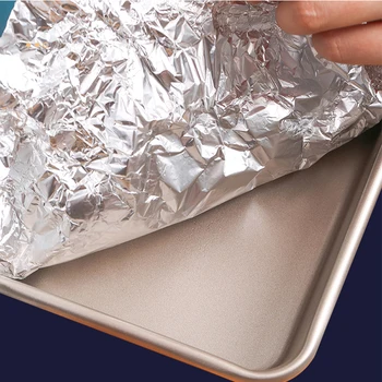 Køkken Olie-bevis Vandtæt Klistermærker Aluminium Grill-sølvpapir bagning værktøjer grill papir bagepapir indpakket Tyrkiet Pizza 143050