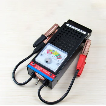 100 Amp Batteri Belastning Tester og Voltmeter 12V 6V Batteri Meter med Tunge Klip og bærehåndtag for Reparation af Biler