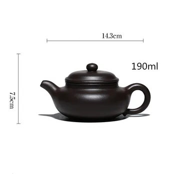 190m lAntique høj kvalitet fremstillet i hånden lilla ler pot fra star lærer teaset glas vand at drikke te sæt