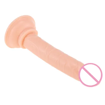 Porno Mini Jelly Dildo For Kvinden Lille Penis Sex Toy Sucker Penis Krystal Gennemsigtig Kvalitet TPE Sex Legetøj Kvindelige Køn Shop 14446