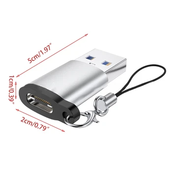 USB til USB-C 3.1 Adapter USB Type C til EN USB-Adapter 5 gbps