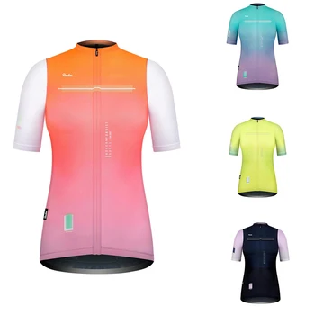 Raudax Kvinder 2020 Team Cycling Jersey Sat kortærmet Jersey Sat Sommeren Åndbar Sport MTB Cykel Cykling Tøj der Passer