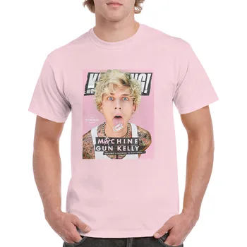 Pink Machine Gun Kelly t-shirt Unisex Harajuku Sjove Street Fashion MGK-Toppe Hip Hop grafik Bomuld T-shirt Kvinde/Mand
