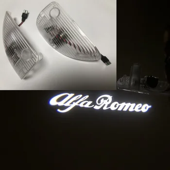 Høj Klar bildøren Velkommen Lys Projektor LED-For Alfa Romeo 147 og GT Auto Logo Laser Ghost Skygge Lampe 146974