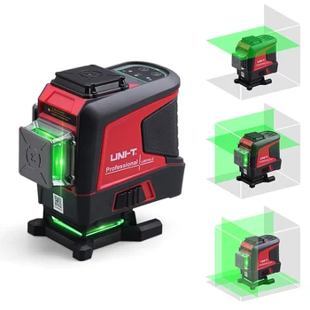 ENHED LM575LD Laser-Niveau Grønne 3D-12-Linje, Markøren Automatisk Selv-Nivellering Fjernbetjening Indendørs Udendørs hjælperedskaber Ikke Box