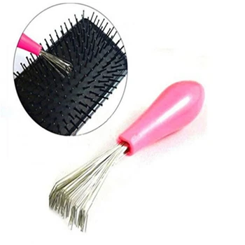 Nye Ankomst 1 Stk Holdbare Mini Nyttige Kam Hair Brush Cleaner Embeded Hjem Afgørende Værktøj Kam Hair Remover