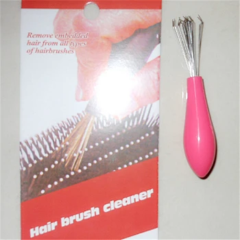 Nye Ankomst 1 Stk Holdbare Mini Nyttige Kam Hair Brush Cleaner Embeded Hjem Afgørende Værktøj Kam Hair Remover