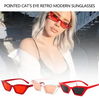 Top kvalitet Mode Kvinder Briller Lille Ramme Cat Eye Solbriller UV400 Sun Shades Briller Street Briller Kvindelige briller 147712