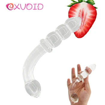 EXVOID Pyrex Glas Dildo Sex Legetøj til Kvinder, Mænd Gay-Crystal Anal Bead Voksen Produkter Butt Plug Sex Shop Kunstig Penis Pik 148000
