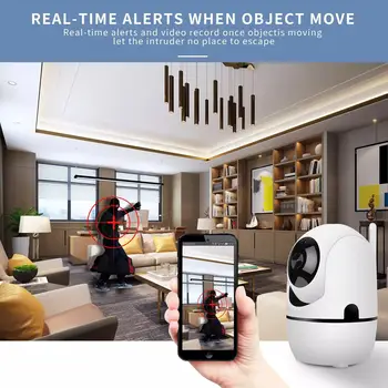1080P IP-Kamera Tuya Smart Automatisk tracking Sikkerhed i Hjemmet Indendørs Kamera Overvågning Wireless WiFi Kamera babyalarm 148901