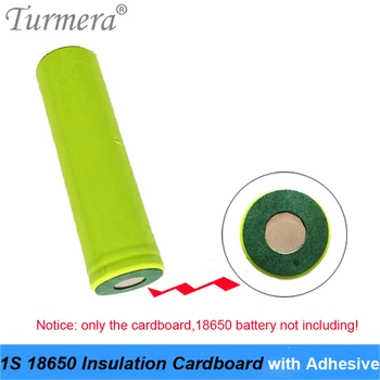 100Pieces 1S 18650 Batteri Isolering Pakning Byg Papir Batteri Celle Isolerende Lim Patch Positive Elektrode Isoleret S 149046