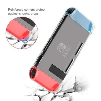 6 I 1 Case Kit For Nintendo Skifte Konsol Taske Cover Bundt Med Klare Shell Beskyttende Film Glas Joycon Dække Oplader Kabel