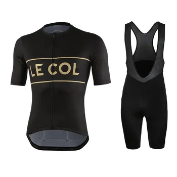 2020 Sommeren Cykling Tøj Le Col Sport classic trøje sæt Mænd Cykel Shorts, der Passer MTB Cykel Shirt Maillot Culotte