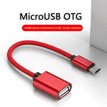 Type-C/Mikro-USB-Mandlige Vært til en USB-Kvindelige OTG-adapterkablet Opladning Converter For Android-Telefoner, Tablet PC med OTG Funktionen 150318