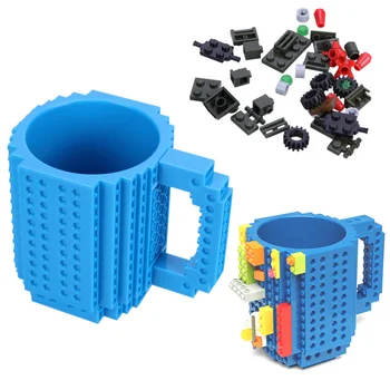 350ML Kreative Krus Cup for Mælk Og Vand Bygge-På Mursten Type Krus, Kopper Vand Holder til LEGO-Klodser