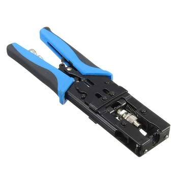 Holdbar Coax Kompression Crimper Af BNC/PHONO/F Crimp Stik RG59/58/6 Kabel-Wire Cutter Justerbar Crimpning Tænger