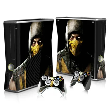 Spillet Mortal Kombat Hud Mærkat Mærkat For Xbox 360 Slim Konsol og Controllere Skind Klistermærker til Xbox360 Slim Vinyl 1511
