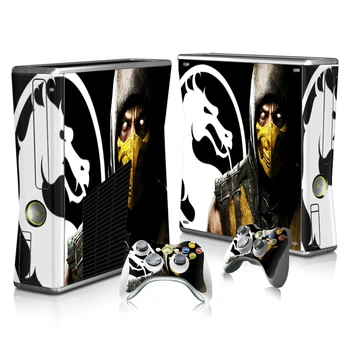 Spillet Mortal Kombat Hud Mærkat Mærkat For Xbox 360 Slim Konsol og Controllere Skind Klistermærker til Xbox360 Slim Vinyl