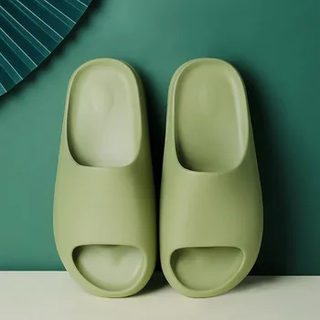 2021 Nye Mænd Tøfler Indendørs Hjem Sommer Strand Ourdoor Dias Damer Slipers Platform Muldyr Sko Kvinde Lejligheder Shoes De Mujer