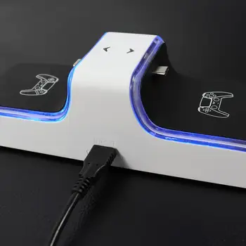 PS5 Dual USB Håndtere Hurtige 5V 1500mA Oplader Dock Station Stå Oplader til Play Station 5 PS5 Spil Controller Joypad Joysticket