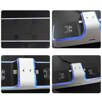 PS5 Dual USB Håndtere Hurtige 5V 1500mA Oplader Dock Station Stå Oplader til Play Station 5 PS5 Spil Controller Joypad Joysticket