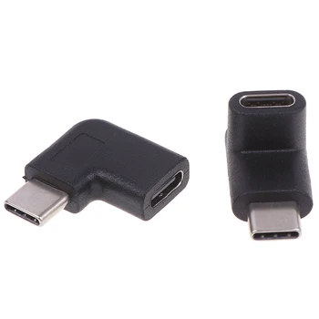 Ret Vinkel på 90 Grader USB 3.1 Type C Mandlige og Kvindelige USB-C Adapter Converter