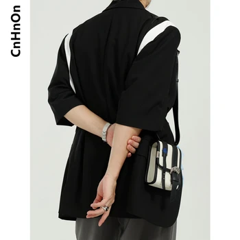 Nye sommer stil koreansk stil, der passer kontrast syninger løs suit jacket M5-AM-9616 152514