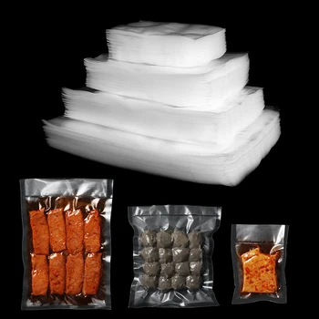 100pcs/masse Vakuum Poser for Fødevarer Vakuum Sealer pakkemaskine til Opbevaring af Mad Taske Med fødevaregodkendt Materiale, pakning Præget