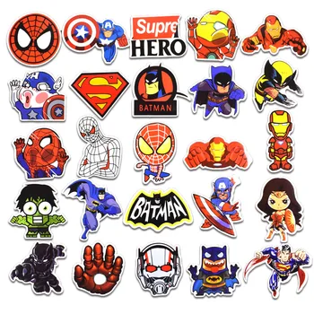 Bagage Klistermærker 50 Disney, Marvel Superhelte Ikke-repetitive Vandtæt Graffiti Tegnefilm Bil Klistermærker