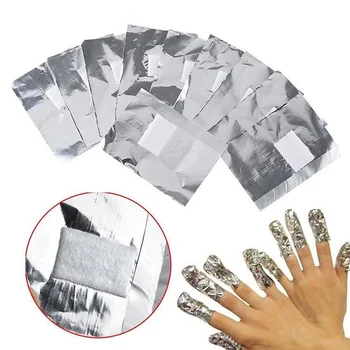 50/100pcs Folie af Aluminium Remover Wraps Nail Art Soak Off Acryl Neglen Gel Polish til Fjernelse Remover Wraps Easy Cleaner polske Gel