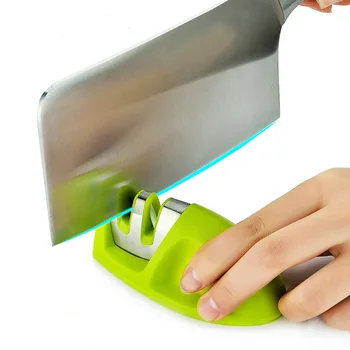 Bærbare To Faser Køkken Kniv og Slien Professionel Slibning Værktøjer & Non-slip Gummi Base