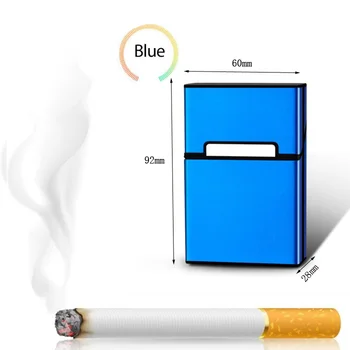 1 stk Magnetisk Cigaret Storage Container Tilfælde Aluminium Legering Tobak Indehaveren Lomme Max Cigar Indehaveren Gave Rygning Tilbehør