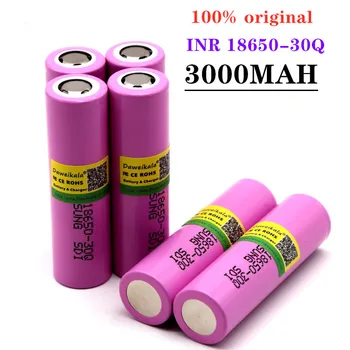2-10 pc ' oprindelige 18650 batteri 3000 MAH INR 18650 - 30Q Li-ion genopladeligt batteri, til elektroniske cigare lommelygte 158321