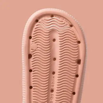 Bløde Tøfler Mænd 2021 Kvinder Hjem Tøfler Solid Farve Tykke Såler skridsikre Sandaler Indendørs Badning Tøfler Til Unisex Shoes