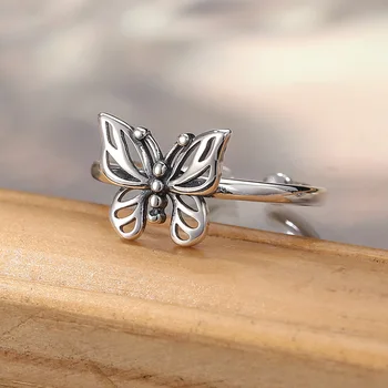 Luksus Mærke Kreative Boho Butterfly Ringe Til Kvinder, Justerbar Størrelse Ring Mode Charme Smykker Engros 2021 158513