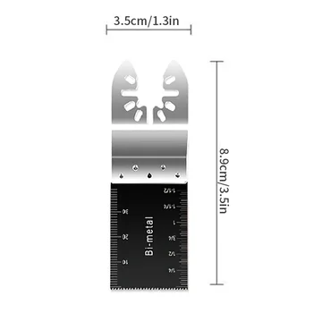 20pcs Bi-Metal Oscillerende savklinger Universal Quick Release Multiværktøj Af Metal Oscillerende savklinger Circular Saw Blade 159873