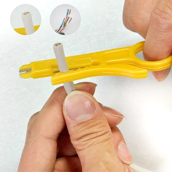 Mini Bærbare Wire Stripper Kniv Crimper Tang Crimp Værktøj Kabel-Stripping Wire Cutter Multi-Værktøjer Skære Linje Lomme Multiværktøj