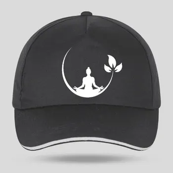2021 Nye Mænd Kvinder Meditation Værelses Buddhistiske Zen Sommeren Sjove Baseball Caps for Hip Hop Bomuld Velcro Trucker Cap Knogle Far Hatte 160323
