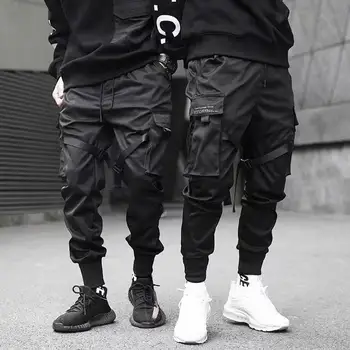 Cargo Bukser Mænd Harajuku Japansk Mode Jogging Militære Techwear Kører Streetwear Mandlige Sports Trop Sweatpants Hip Hop, Punk 160590