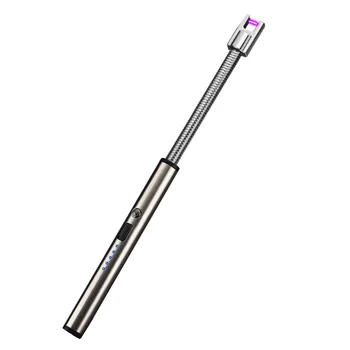 Køkken Lightere USB-Genopladelige omgivende luft. flammeloes Stearinlys Elektrisk GRILL Vindtæt Slange Fakkel Elektriske Plasma-Bue Lightere Udendørs