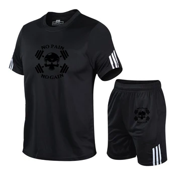 Mænds sportstøj sommer tøj sportstøj to stykke T-shirt, SHORTS MÆRKE spor og felt tøj mænds sportstøj sportstøj 161759