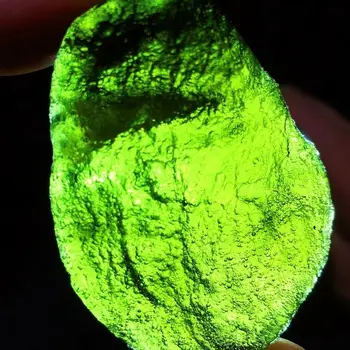 Naturlige tjekker meteorit slagfast Moldavien sten, krystal energi sten til at beskytte familiens sikkerhed