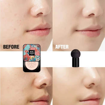 BB Air Cushion Foundation Svamp Hoved CC Cream Concealer Kridtning Makeup Kosmetiske Vandtæt Lysere Face Base Tone 162773