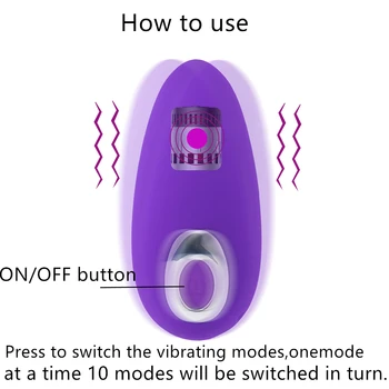 Silent vibrerende bullet Vibe G-spot Stimulator Orgasme AV-Klitoris Vibrator Genopladelige hoppe æg Vibratorer Voksen Sex Legetøj Til Kvinder 16313