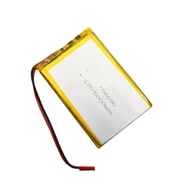 Genopladeligt lithium-polymer-batterier 706090 3,7 v li-ion polymer batteri 5000mah for power bank 163191